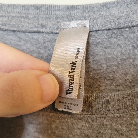 Thread Tank Designs | Heather Gray Cactus Tee - Picture 4 of 5